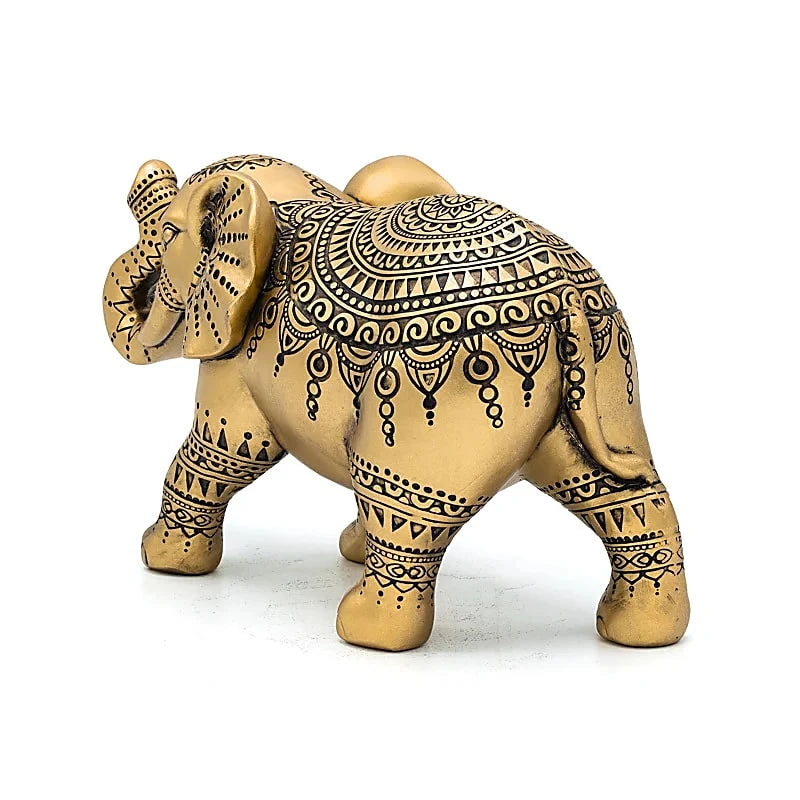 Decorazione elefante dorato