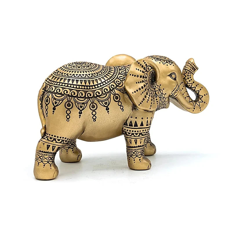 Decorazione elefante dorato