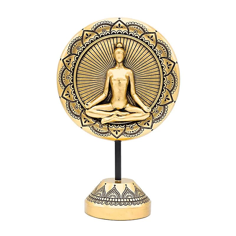 Decorazione meditazione yoga mandala su base