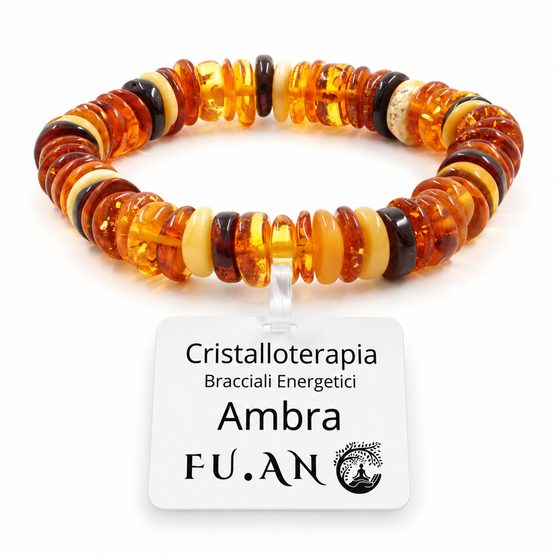 Braccialetto in Ambra Elastico