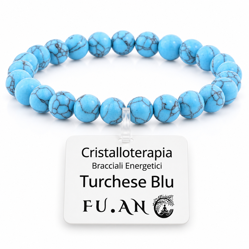Braccialetto  in Pietre di Turchese Elastico