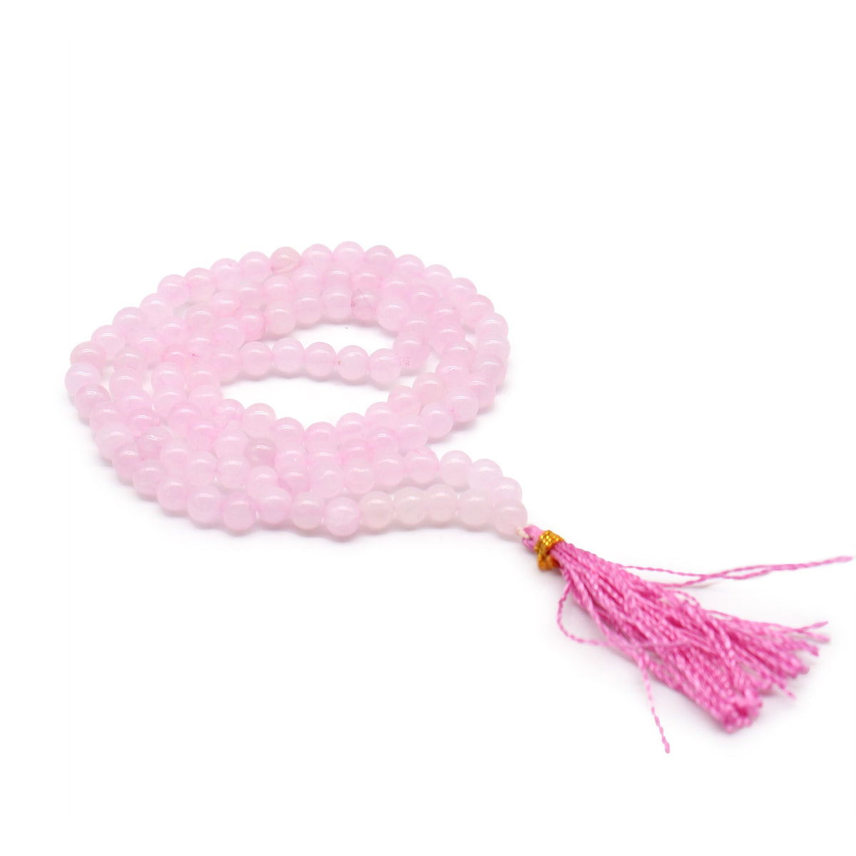 Mala a 108 perle - Quarzo rosa