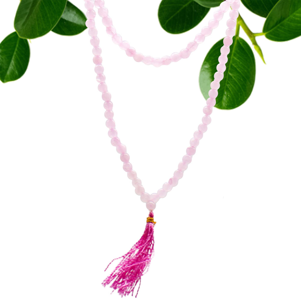 Mala a 108 perle - Quarzo rosa