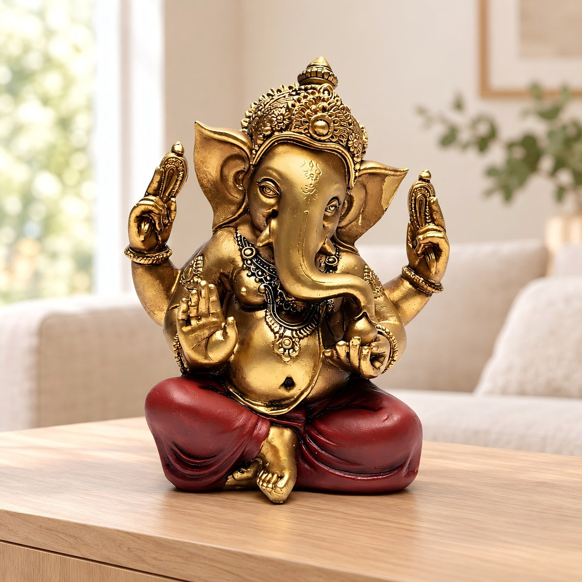 Statua di Ganesh Dorato