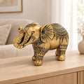 Decorazione elefante dorato